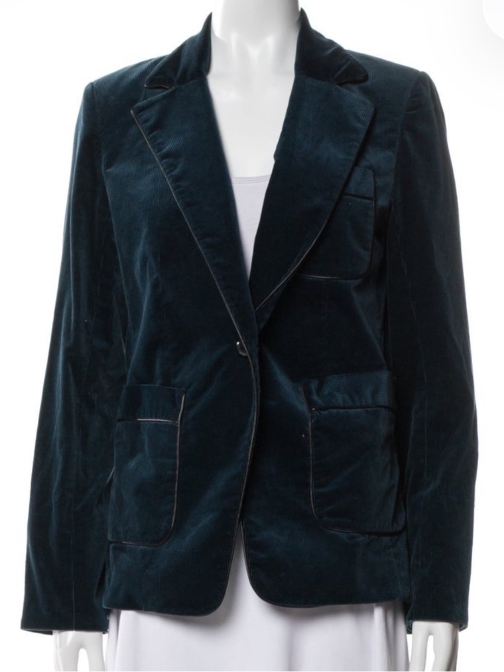$648 Veronica beard Rosalie Dickey jacket Corduroy velvet blazer sz 8